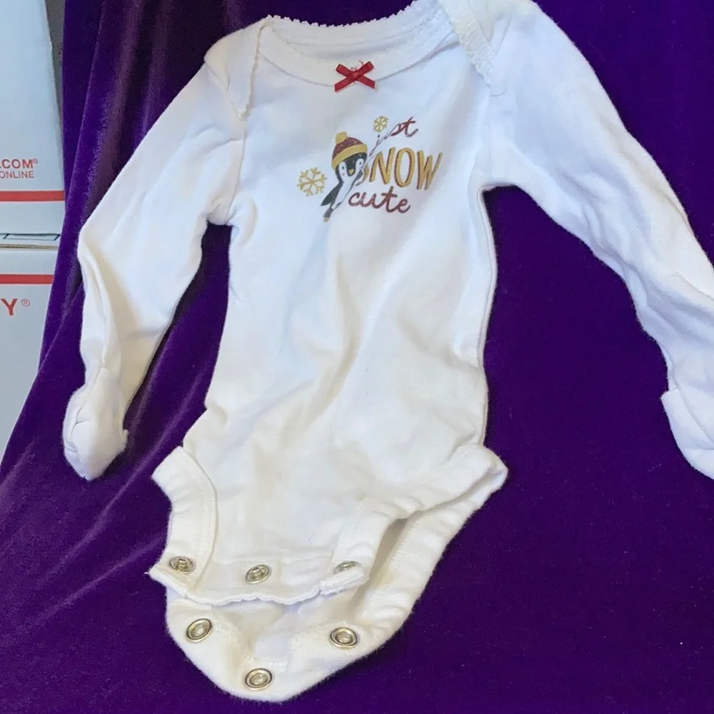 Carters just snow cute one piece newborn